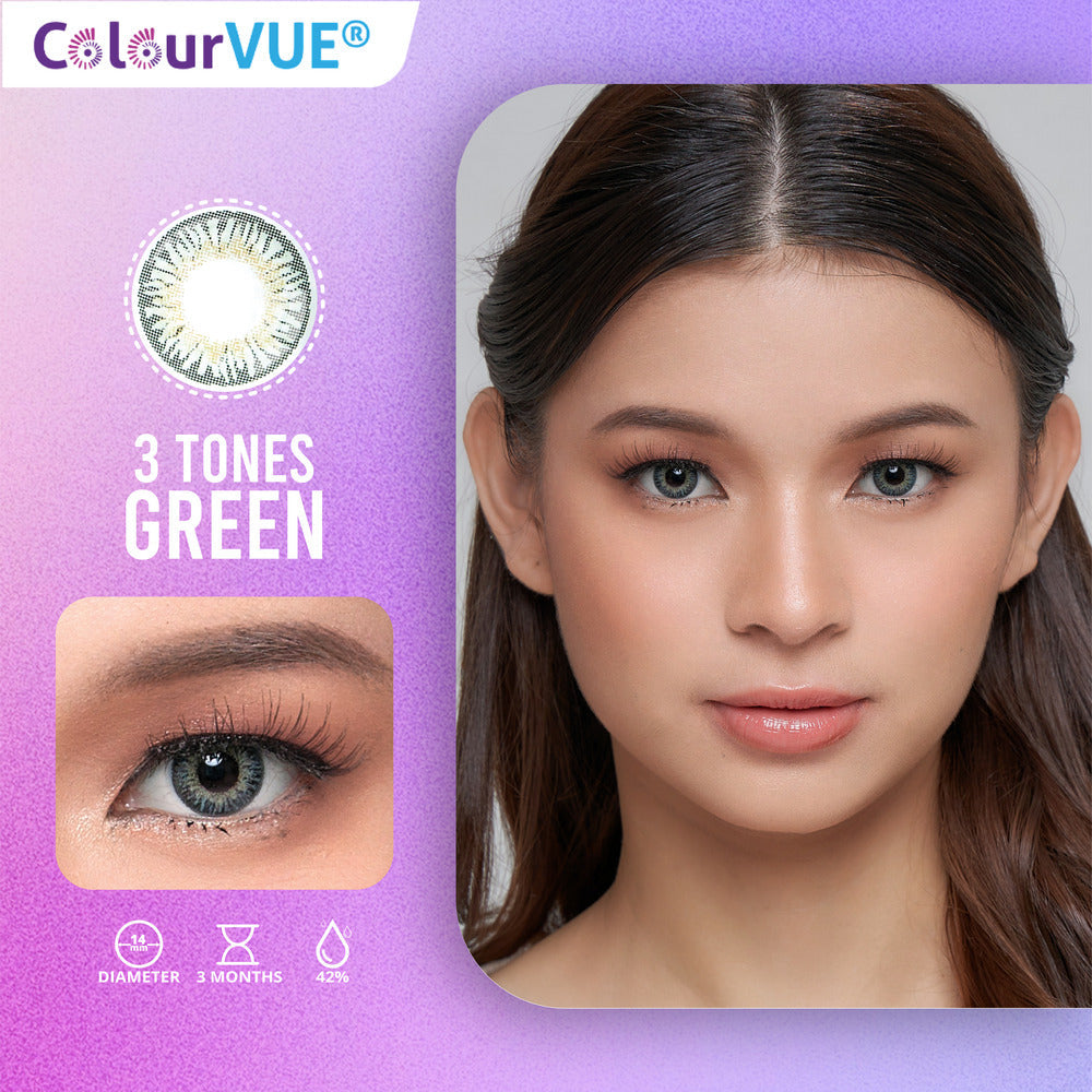 MAXVUE COLOURVUE 3 TONES GREEN MONTHLY (2 PCS)