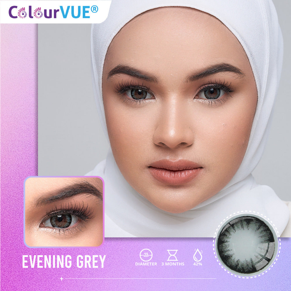 MAXVUE COLOURVUE BIG EYES EVENING GREY MONTHLY (2 PCS)