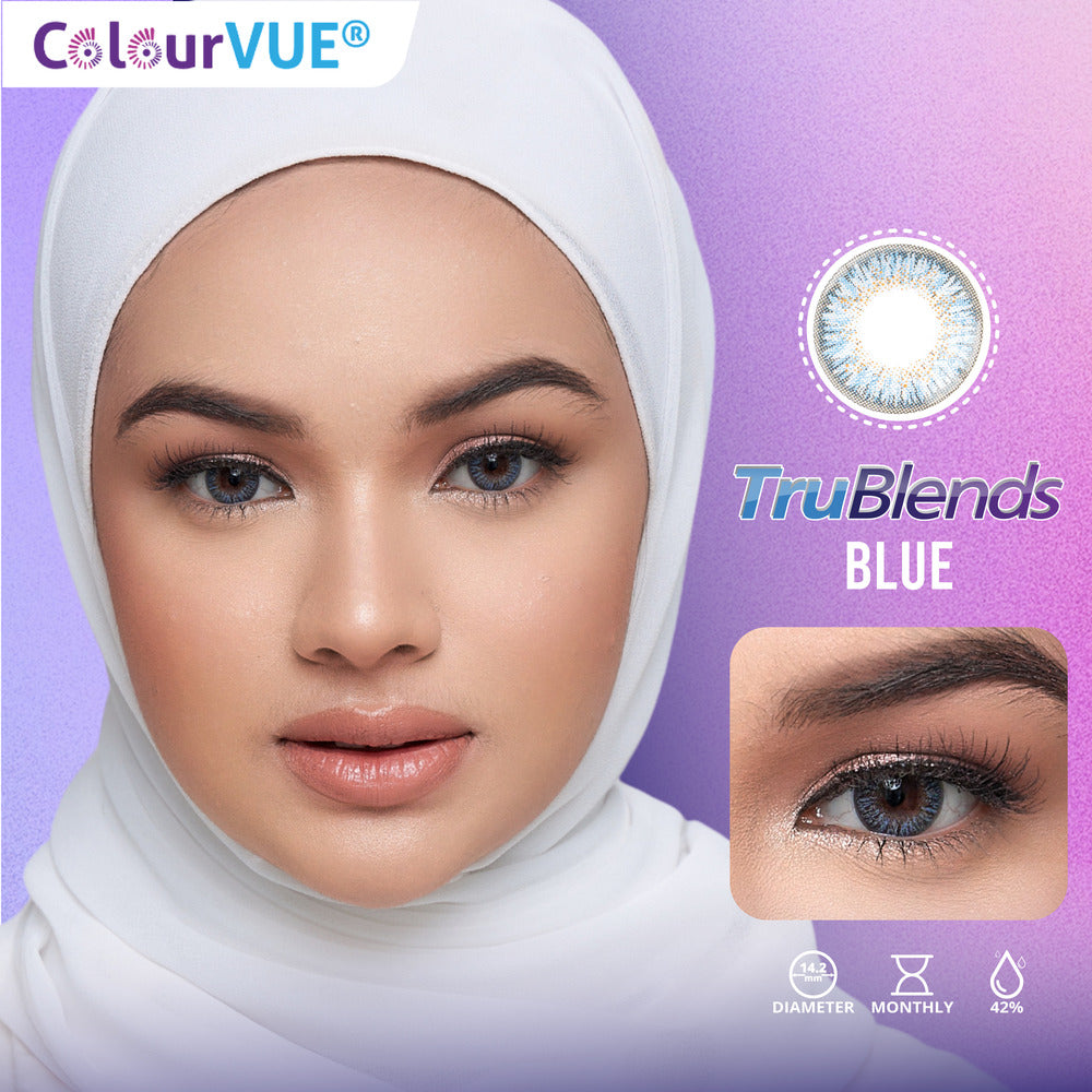 MAXVUE COLOURVUE TRUBLENDS BLUE DAILY (10 PCS)