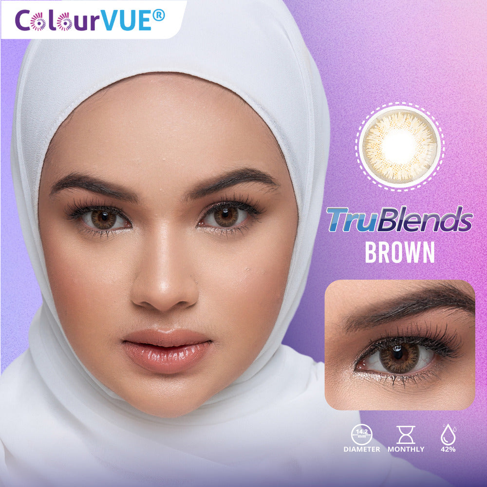 MAXVUE COLOURVUE TRUBLENDS BROWN DAILY (10 PCS)