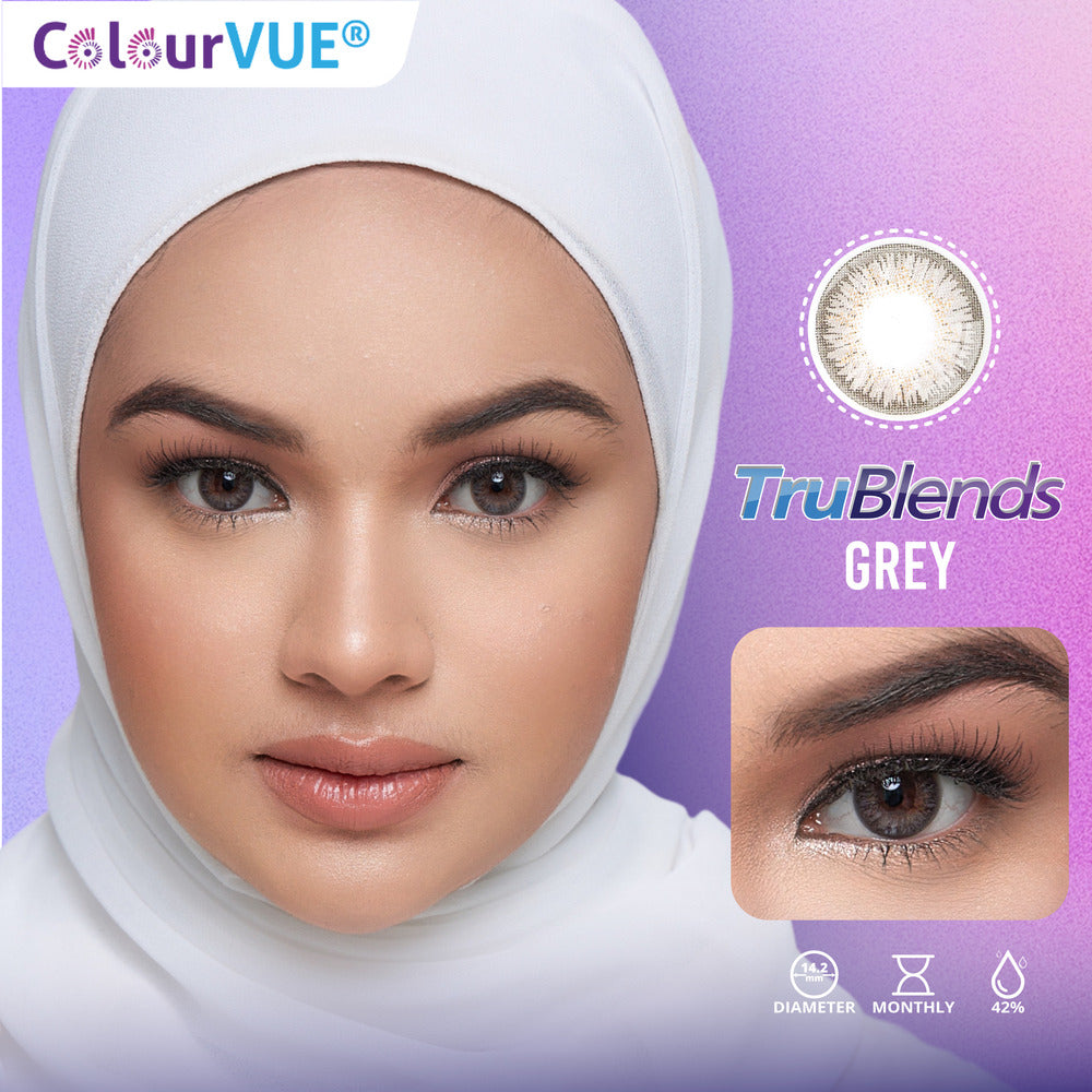 MAXVUE COLOURVUE TRUBLENDS MONTHLY GREY (2 PCS)