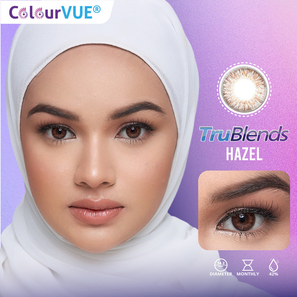 MAXVUE COLOURVUE TRUBLENDS HAZEL DAILY (10 PCS)