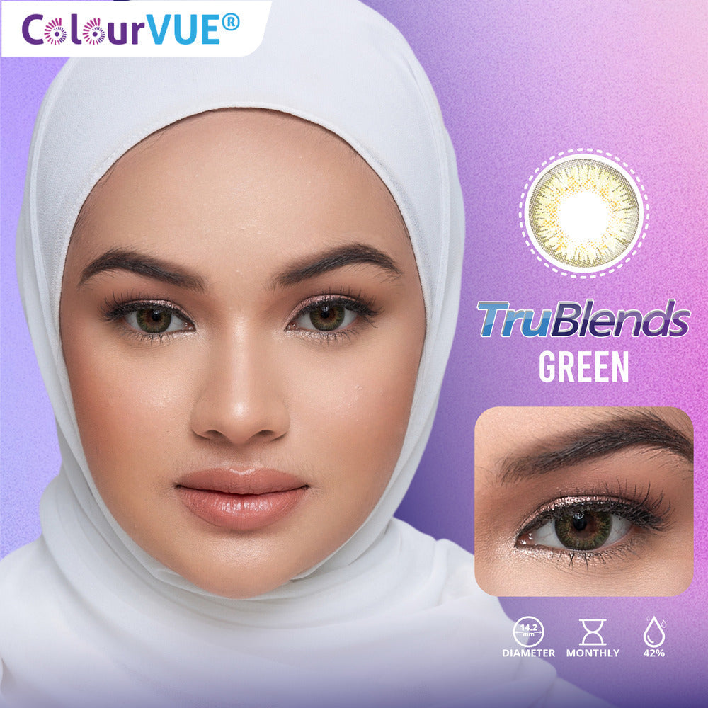 MAXVUE COLOURVUE TRUBLENDS GREEN DAILY (10 PCS)