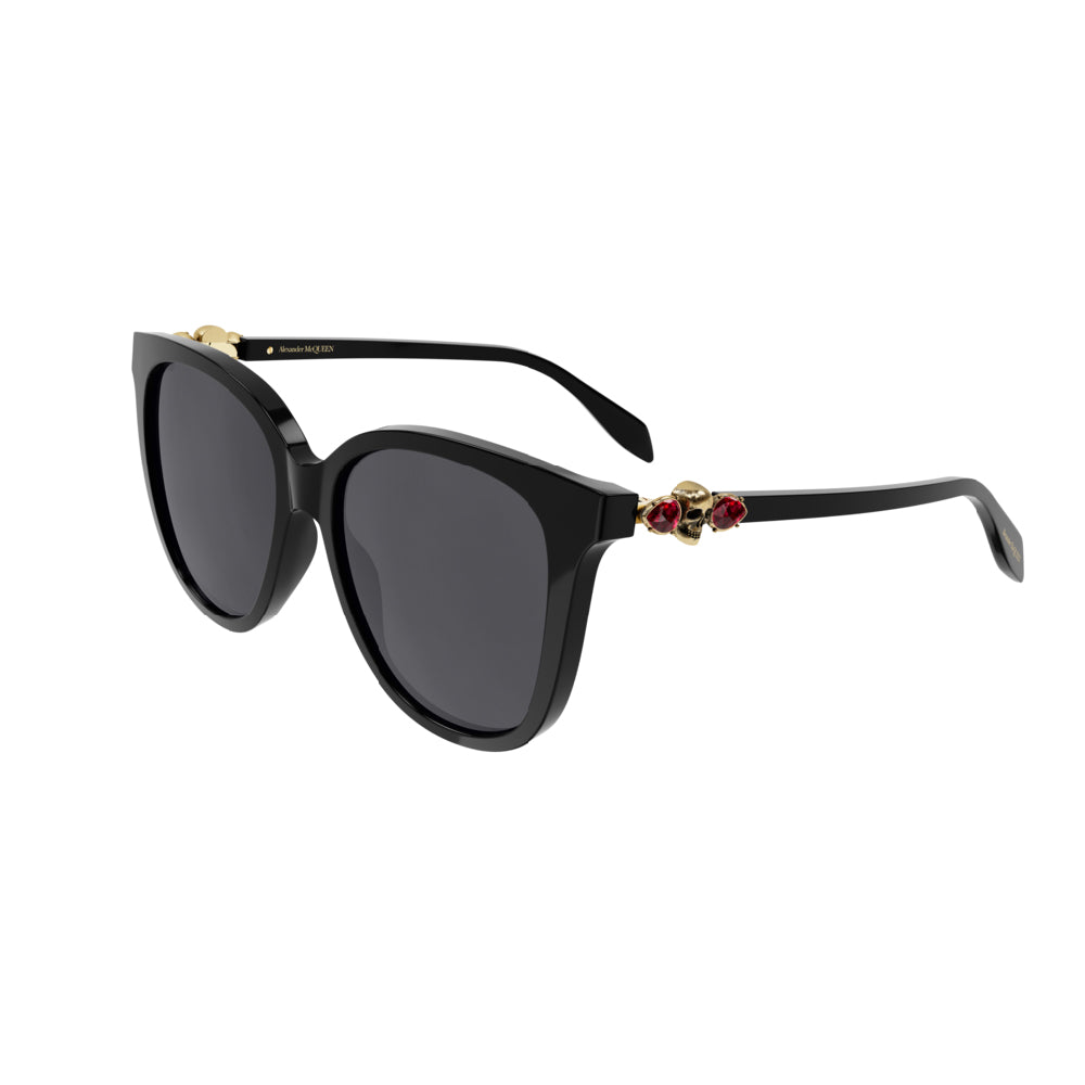 Alexander McQueen AM0326S-001 <br> Rectangular / Squared Sunglasses