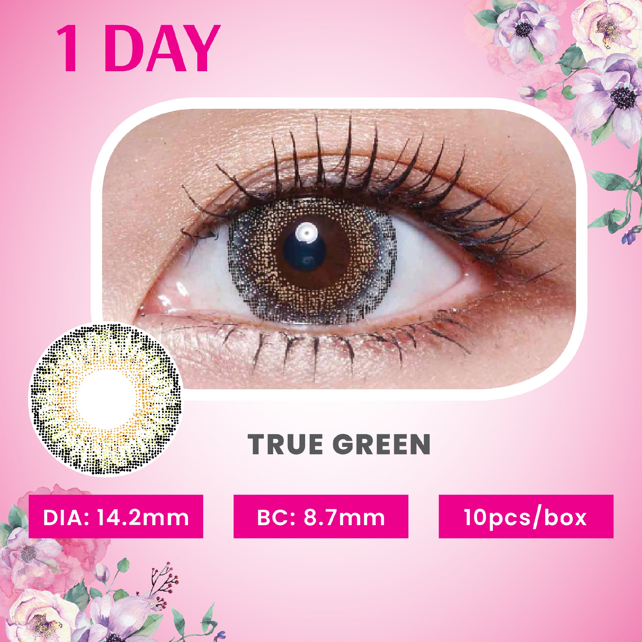 Horien Eye Secret 1 Day Color Lens (10 PCS)