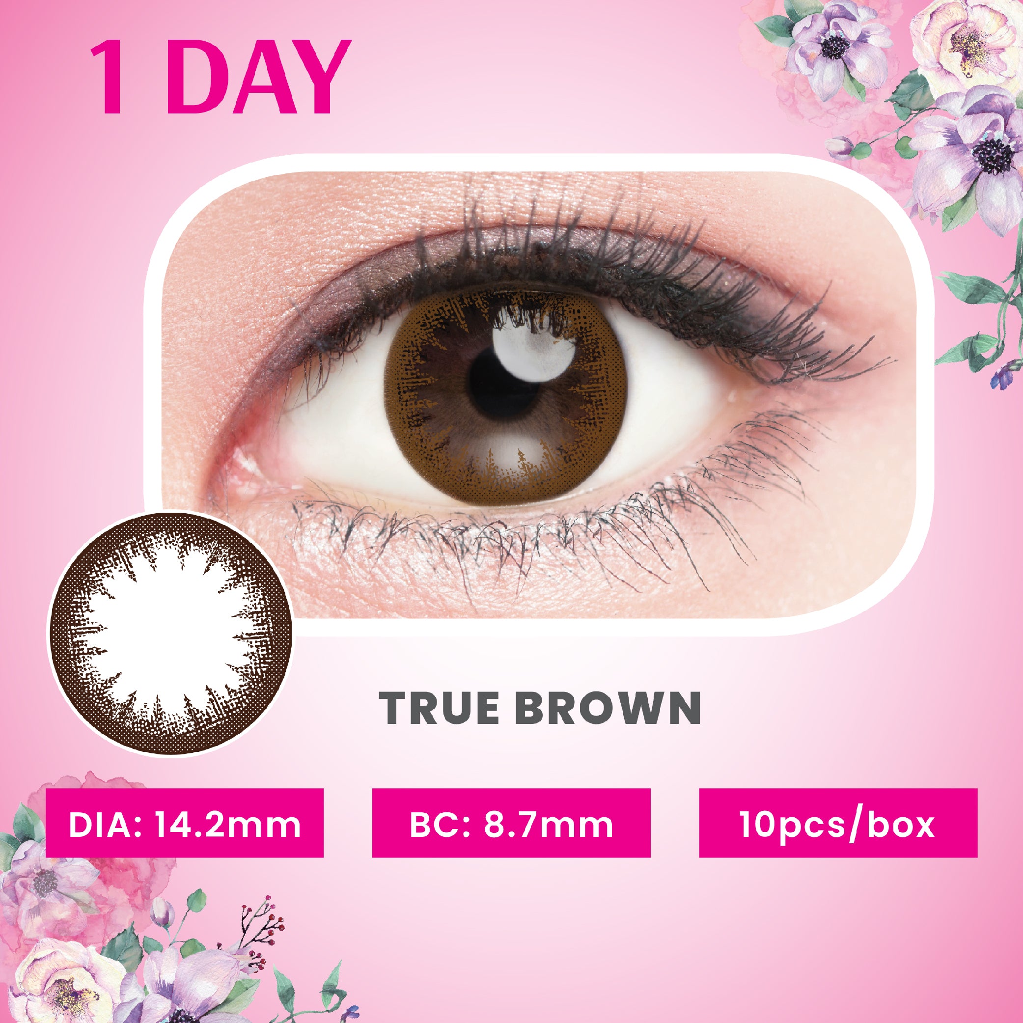 Horien Eye Secret 1 Day Color Lens (10 PCS)