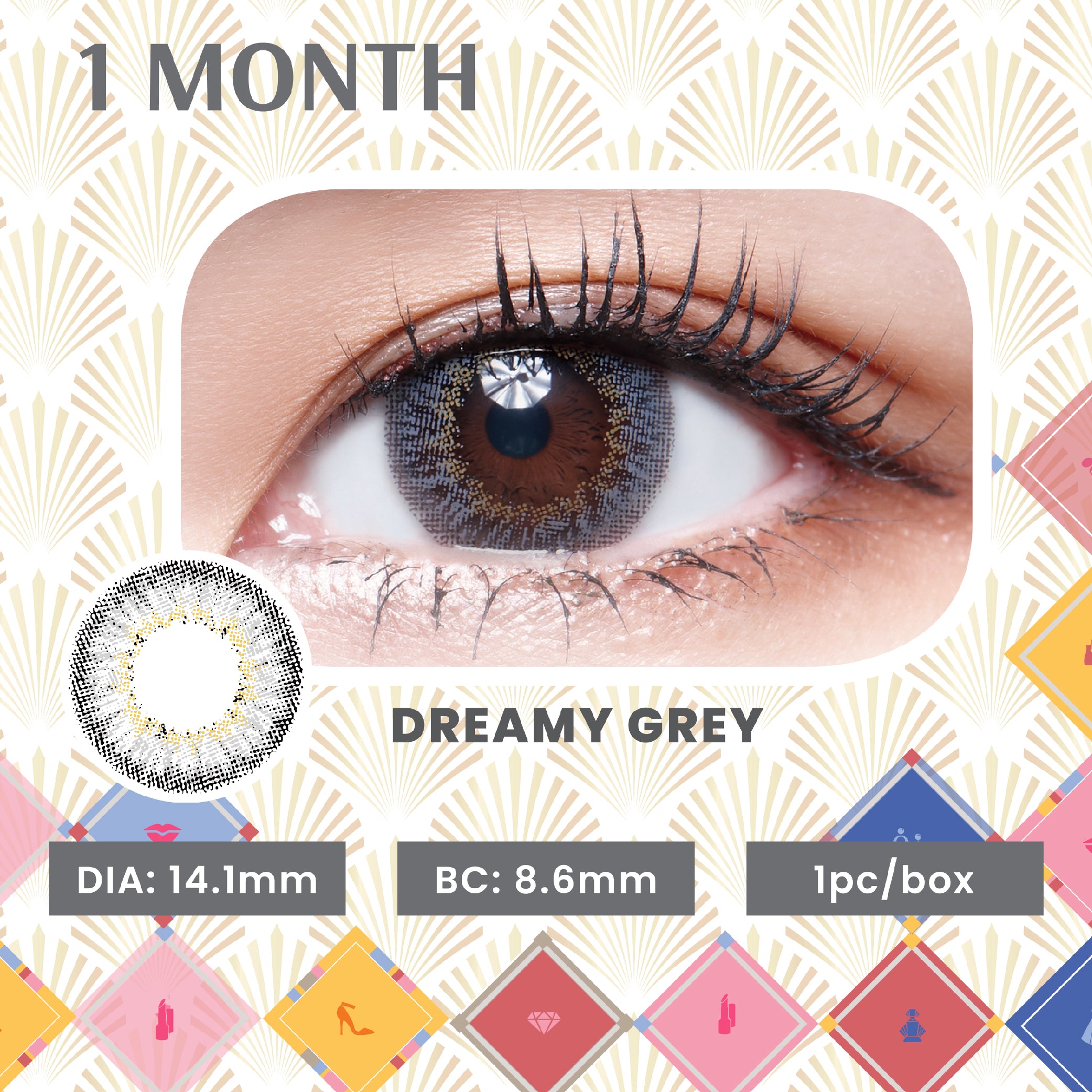 Horien Eye Secret Monthly Color Lens (1 PCS)