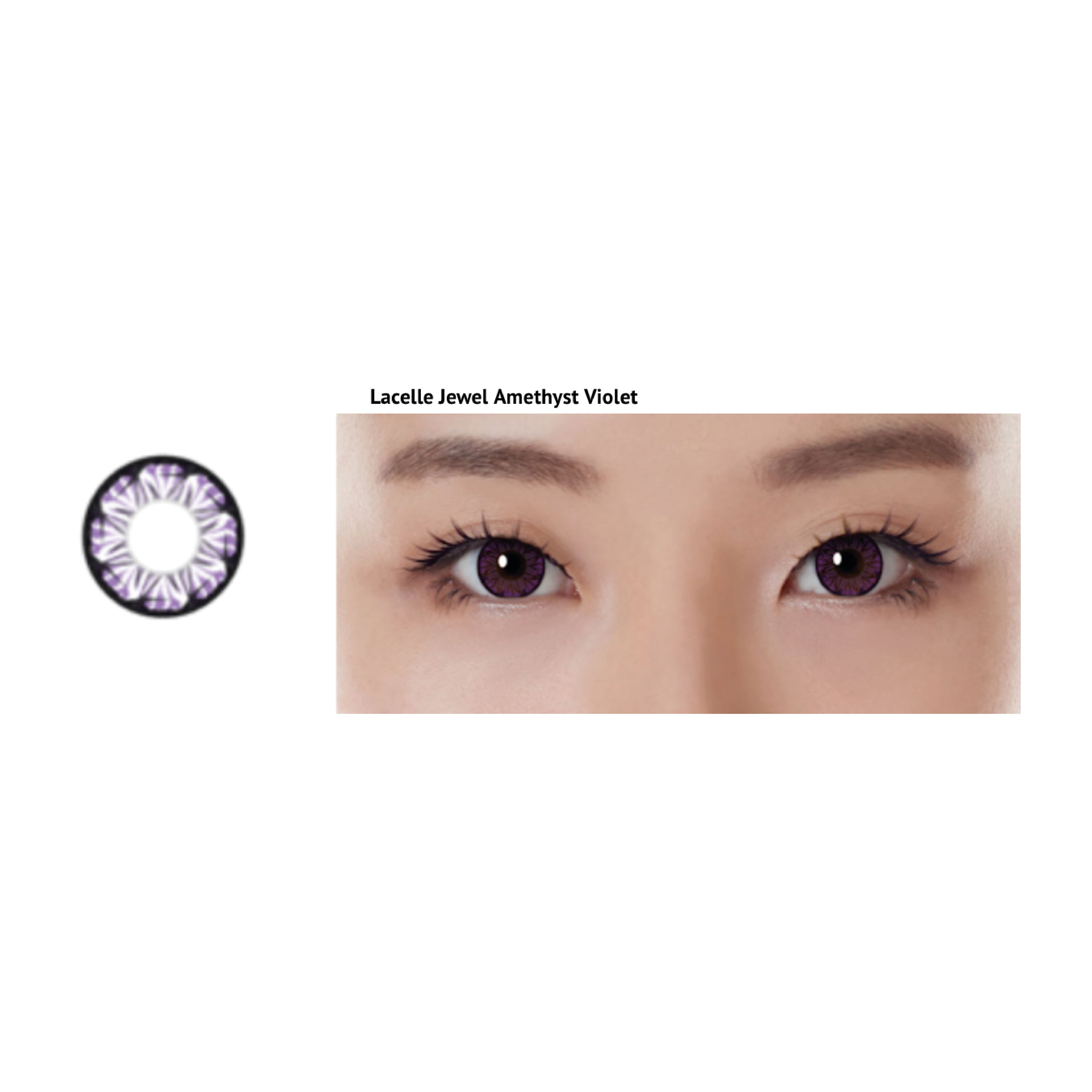 Bausch & Lomb Lacelle Jewel - Amethyst Violet (2 Pack)